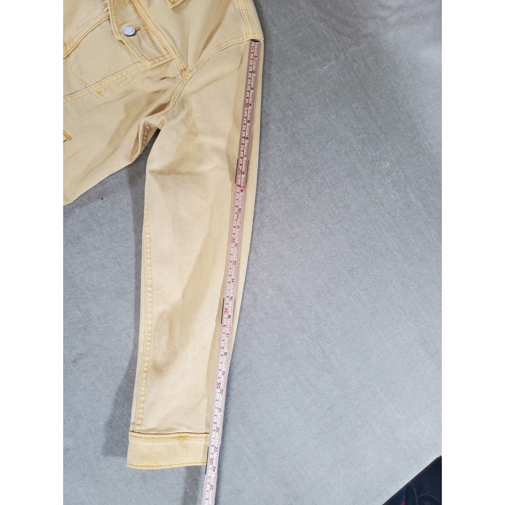 GAP Denim Women Yellow Trucker Jacket NWT Size L 542310-00-1-0003 - Picture 8 of 12